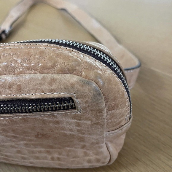 Maxon Collection Leather Belt Bag Soft Italian Leather Fanny Pack - Picture 3 of 9